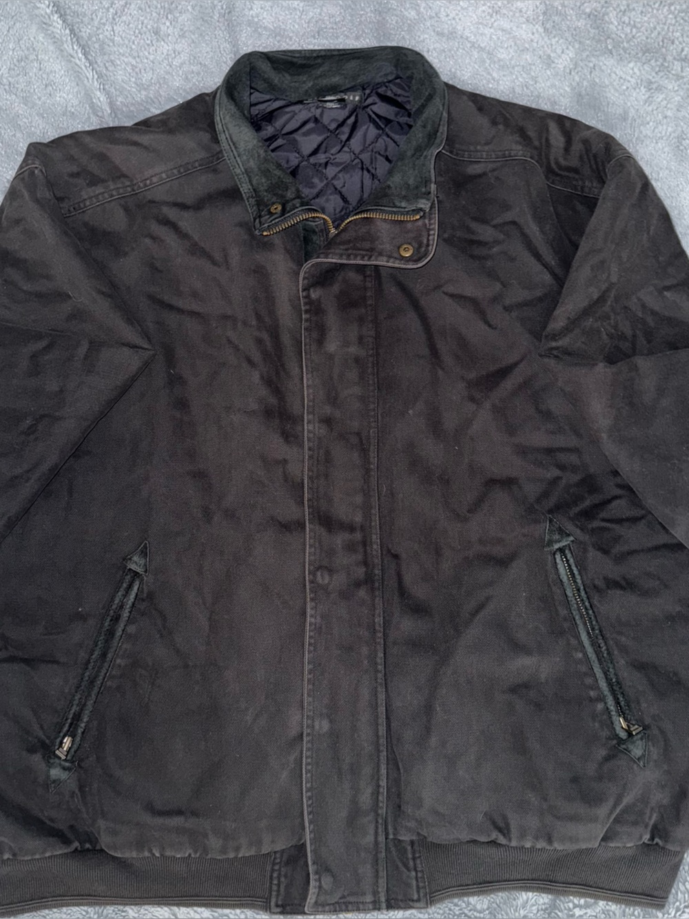 Nike Golf Men's Black Utility Jacket with Quilted Lining